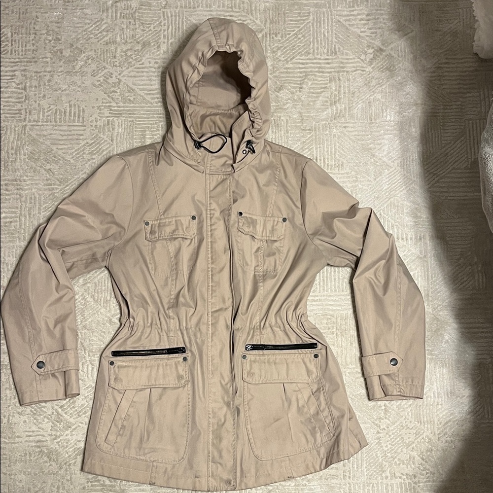Women's Michael Kors Rain Jacket in Beige